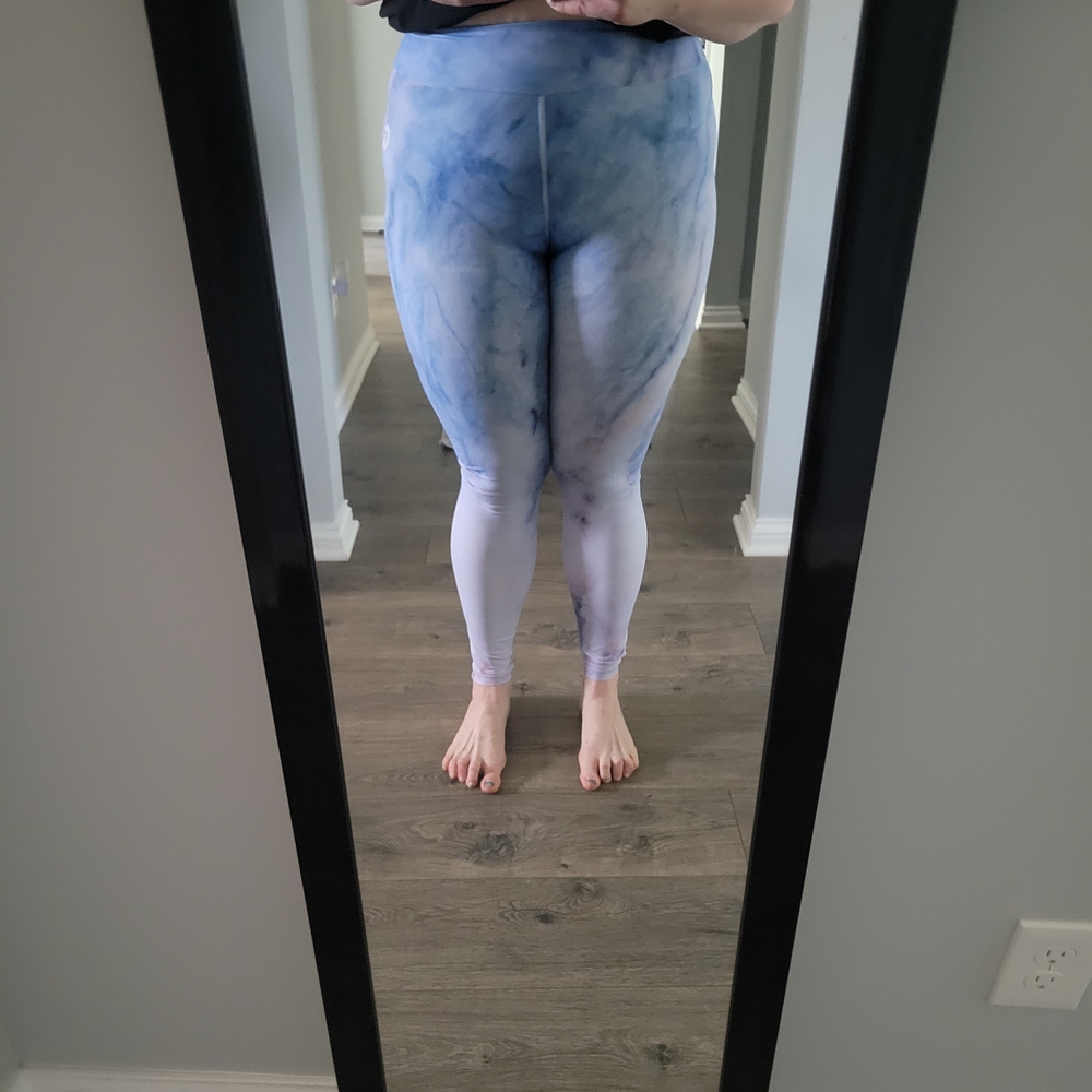 Grrrl Ali Blue Tie-Dye/ Cloud Leggings